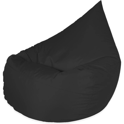 Lehárko Sedací vak Slza čierna