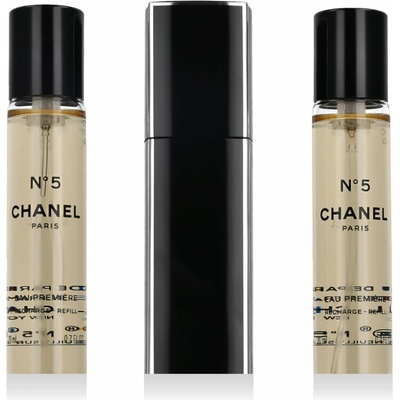 Chanel No 5 Eau Premiere EDP plnitelný 20 ml + EDP náplň 2 x 20 ml dárková sada
