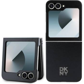 DKNY Калъф DKNY за Samsung Galaxy Z Flip 6, PU Leather Stack Logo Case, DKHCZF6PSMCSLK (DKHCZF6PSMCSLK)