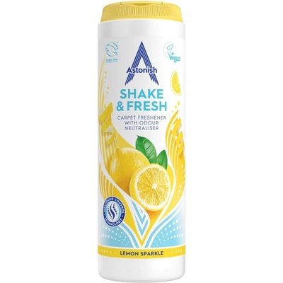 Astonish Osvěžovač koberců Shake & Fresh s vůní citronu 400 g