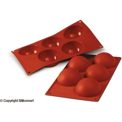 Silikomart silikonová forma ( terakota ) polokoule Ø80mm