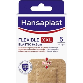 Hansaplast Flexible XXL elast.náplast 6 x 9 cm 5 ks