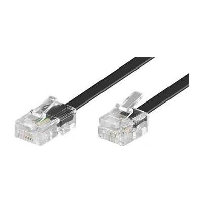 Goobay 68530 telefonní RJ45 - RJ11, 3m, černý – Zboží Mobilmania