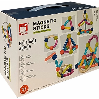 Bavytoy Magnetická stavebnica 60 ks BV0742