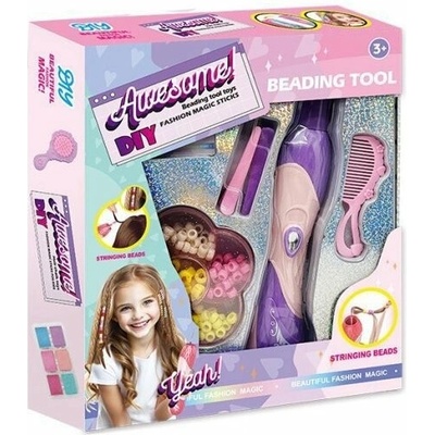 Alltoys Hrací set na vlasy s korálky