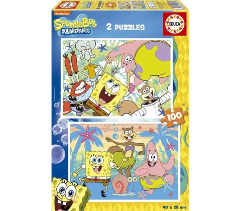 EDUCA Sponge Bob 2x100 dielov
