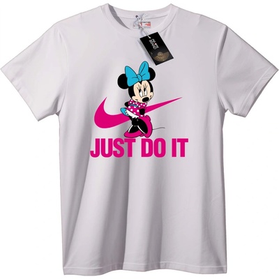 NOONEBRAND Тениска Minnie Mouse Just Do It - 3XL, Black