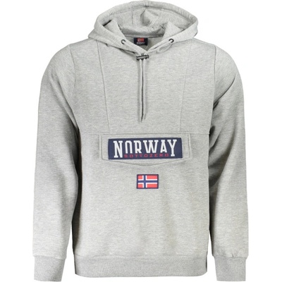 Norway 1963 Мъжки суитшърт с цип 1963 norway, Размер xl, Цвят Сиво (849429_grdarkme)