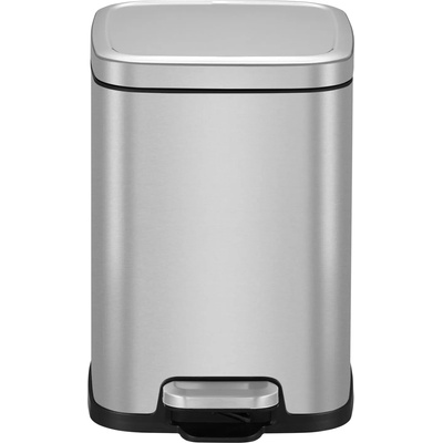 EKO-Europe Кош за отпадъци EKO STELLA с педал (6 л) - хром мат (EKO 938406 - Matt s/s)