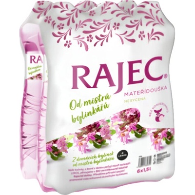 Rajec mateřídouška neperlivá voda 6 x 1,5 l