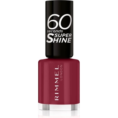 Rimmel 60 Seconds Super Shine лак за нокти цвят 710 Oh My Cherry 8ml