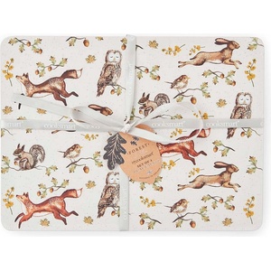 Cooksmart ® Коркови подложки за хранене в комплект 4 бр. 21x29 cm Forest Fable - Cooksmart ® (2690)