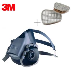 3M Полумаска 3M 7500 с филтри 3M 6055 - защита A2 (Combo 7500+6055)