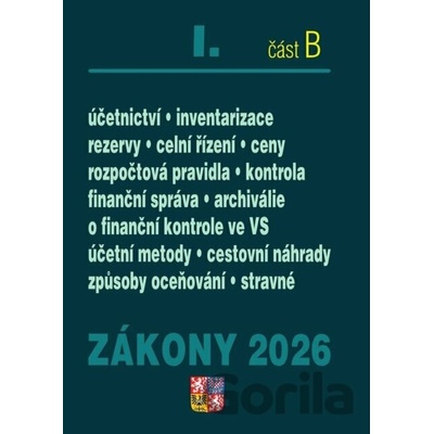 Zákony I B/2026 – Účetní zákony -