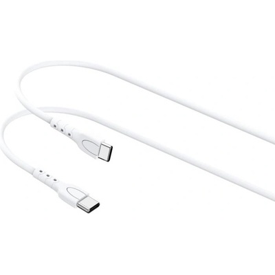 Lemontti Wind Type-C към Type-C кабел, PD до 65W, 0.5 м, бял (LEMCTYCTCA)