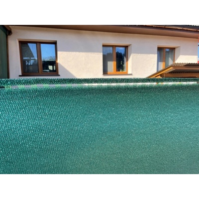 GTEX Stínící tkanina na plot rašlový úplet 100 %, 200 g/m², 180 cm × 10 m, zelená – Zboží Dáma