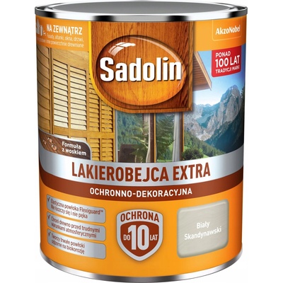 Sadolin Extra bílý skandinávský lak na dřevo 5L