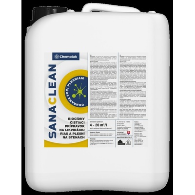 Chemolak Sanaclean Transparentná, 5L