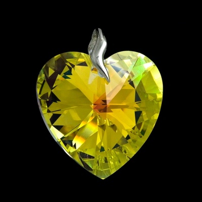 iŠperky Strieborný prívesok srdiečko Swarovski ID|106971