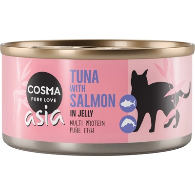 Cosma 24x170г риба тон със сьомга Cosma Original храна за котки
