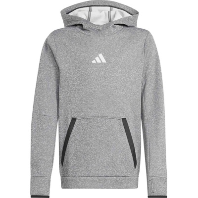 adidas Fleece Kids Sweatshirt sivá