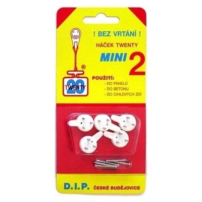 D.I.P. DIP - TWENTY háčik - MINI II - 5 ks