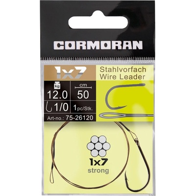 Cormoran lanko s očkem a jednoháčkem 1x7 50cm 12kg