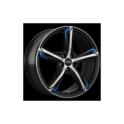 Ronal R62 7,5x18 5x112 ET35 black polished blue