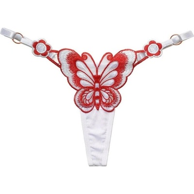 Amparo Miranda® Erotické nohavičky Butterfly B253 Biela