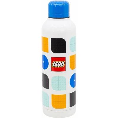 Lego termoláhev 515 ml bílá potisk