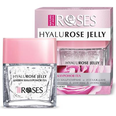 Nature of Agiva Roses Дневен гел за лице Hyalurose Jelly, 50 ml