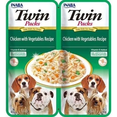 Churu Twin Packs dog kuře & zelenina 80 g