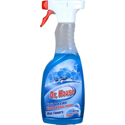 Dr.House čistič okien blue flower 500 ml