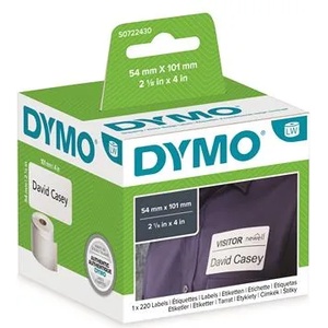 DYMO Етикет за LW принтер, 54x101 mm, 220 етикета, DYMO S0722430 (S0722430)
