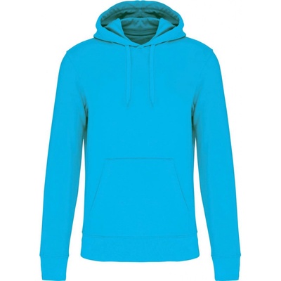 Kariban K4027 pánska ekologická mikina s kapucňou 20.4027 sea turquoise