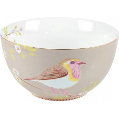 Pip Studio Floral miska Early Bird khaki 15 cm