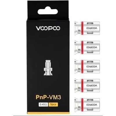 VooPoo Vinci Mod Žhavící hlava PnP Mesh pro Vinci R Mod Air 0,45ohm 5ks
