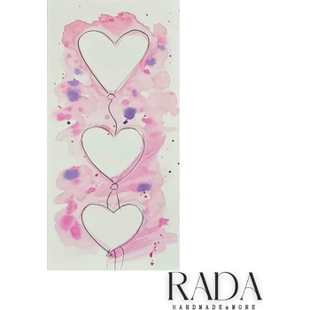 Ръчно изработена любовна картичка - Love Card #3 (LOVECARD03)