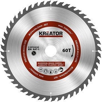 Kreator KRT020505, 254mm Pílový kotúč univerzálny