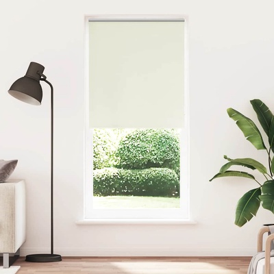 vidaXL Затъмняваща ролетна щора 124, 4x230 см, ширина на плата 120 см, почти бяла (240161)