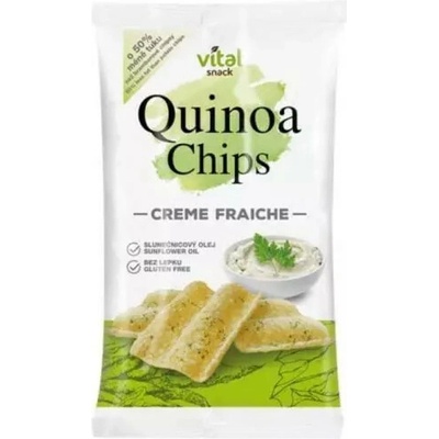 Vital snack qunioa chips creme fraiche 60 g