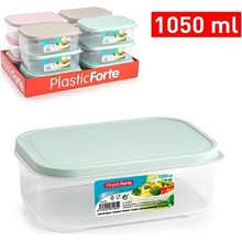 PlasticForte Dóza obdélníková Flex 1 050 ml 18,5 x 12,5 x 6