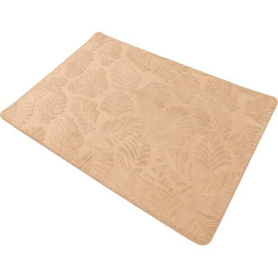 Takoy Koberec 120x170 vzor lístie svetlo hnedý-HT-00398 | 120 x 170 cm