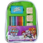 Multiprint Творческа раница Paw Patrol Girl с 10 миещи се флумастера, 4 печата и 30 стикера