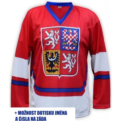 Fajntričko Hokejový dres Česká republika červený – Zboží Mobilmania