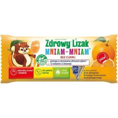 Starpharma Zdravé lízátko s 12 vitamíny Orange 6 g