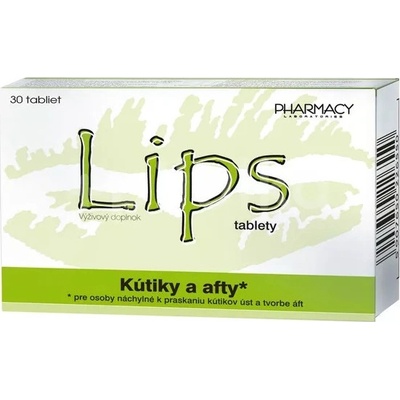 Pharmacy laboratories LIPS tabliety koutky a afty 30 tabliet
