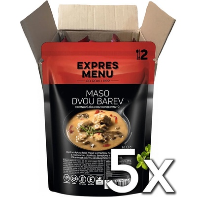 EXPRES MENU Mäso dvoch farieb 5 x 600 g