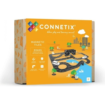 Connetix Creative Roads Pack 48 ks silnice