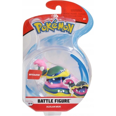 Jazwares Pokémon Battle pack akční Alolan Muk